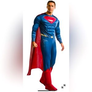 Superman Adult Costume One Size ONLY WORN ONCE